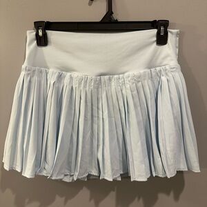 All In Motion Pleated Athletic Skort Size L Ice Blue